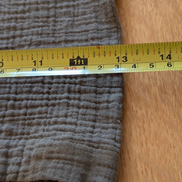 Khaki Button-Down Jumpsuit - Picture 10 of 11